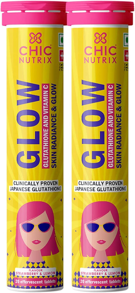 Chicnutrix Glow – Japanese Glutathione Effervescent (40 Tablets)